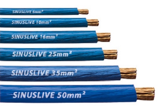 Sinuslive Stromkabel blau Meterware