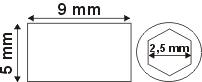 Madenschraube M5x9