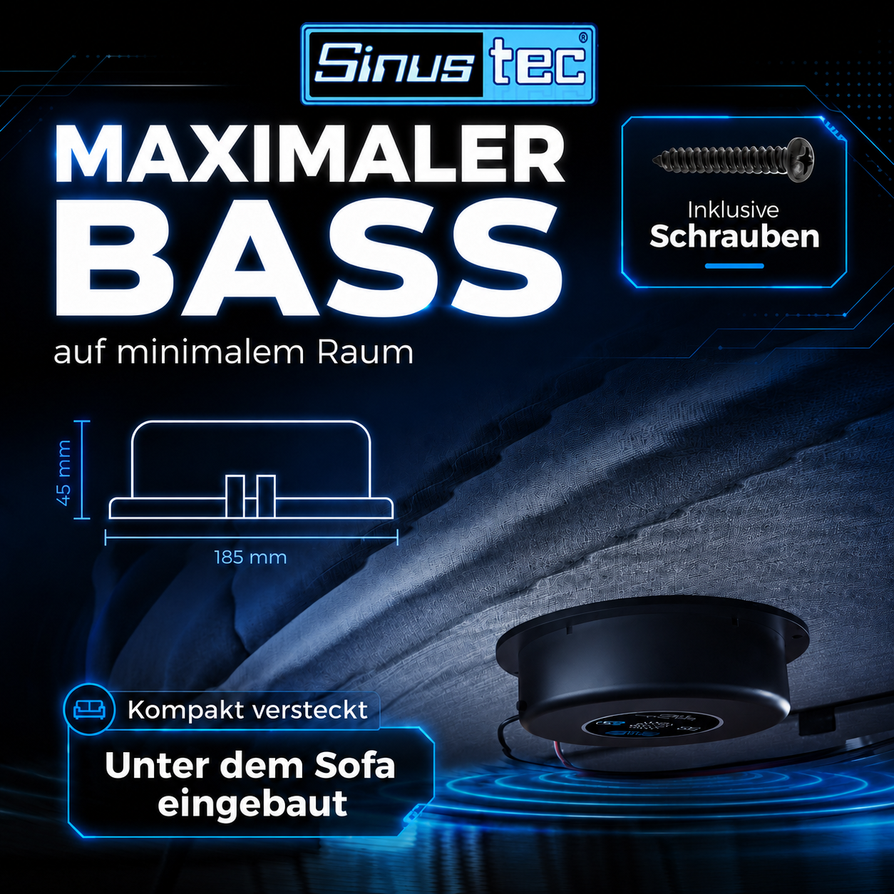 Sinustec BS250 bassPUMP 4Ohm