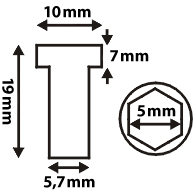Schraube M6x12mm