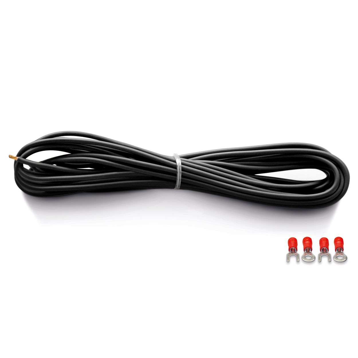 EA 0,75-5 schwarz 0,75mm² Einzelader - Stromkabel mit Stecker