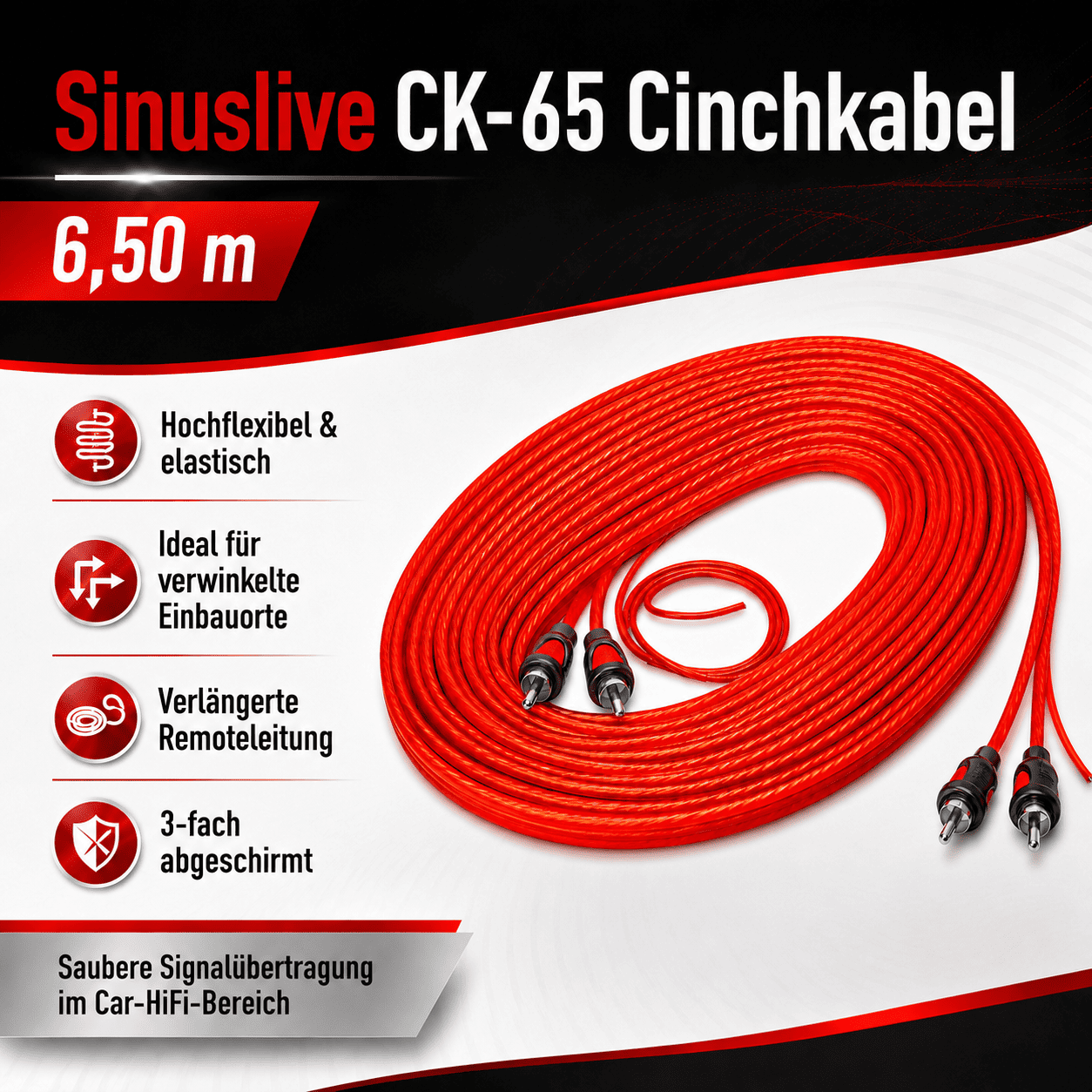 Sinuslive CK-65 Cinchkabel