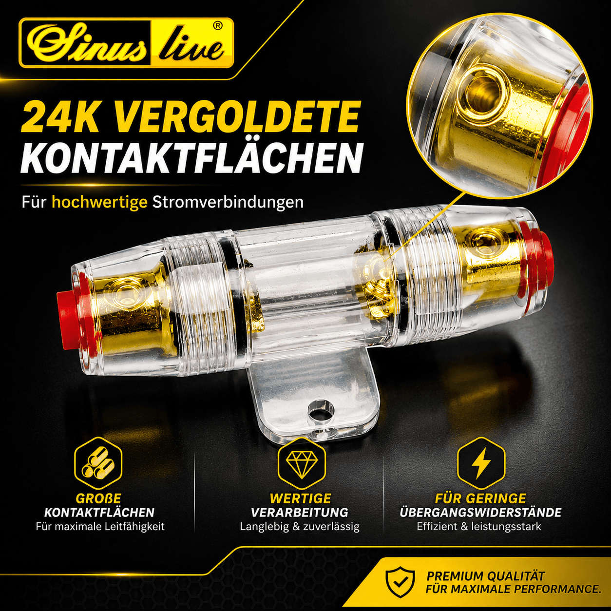 Sinuslive SH-150 Sicherungshalter für M-ANL Sicherung