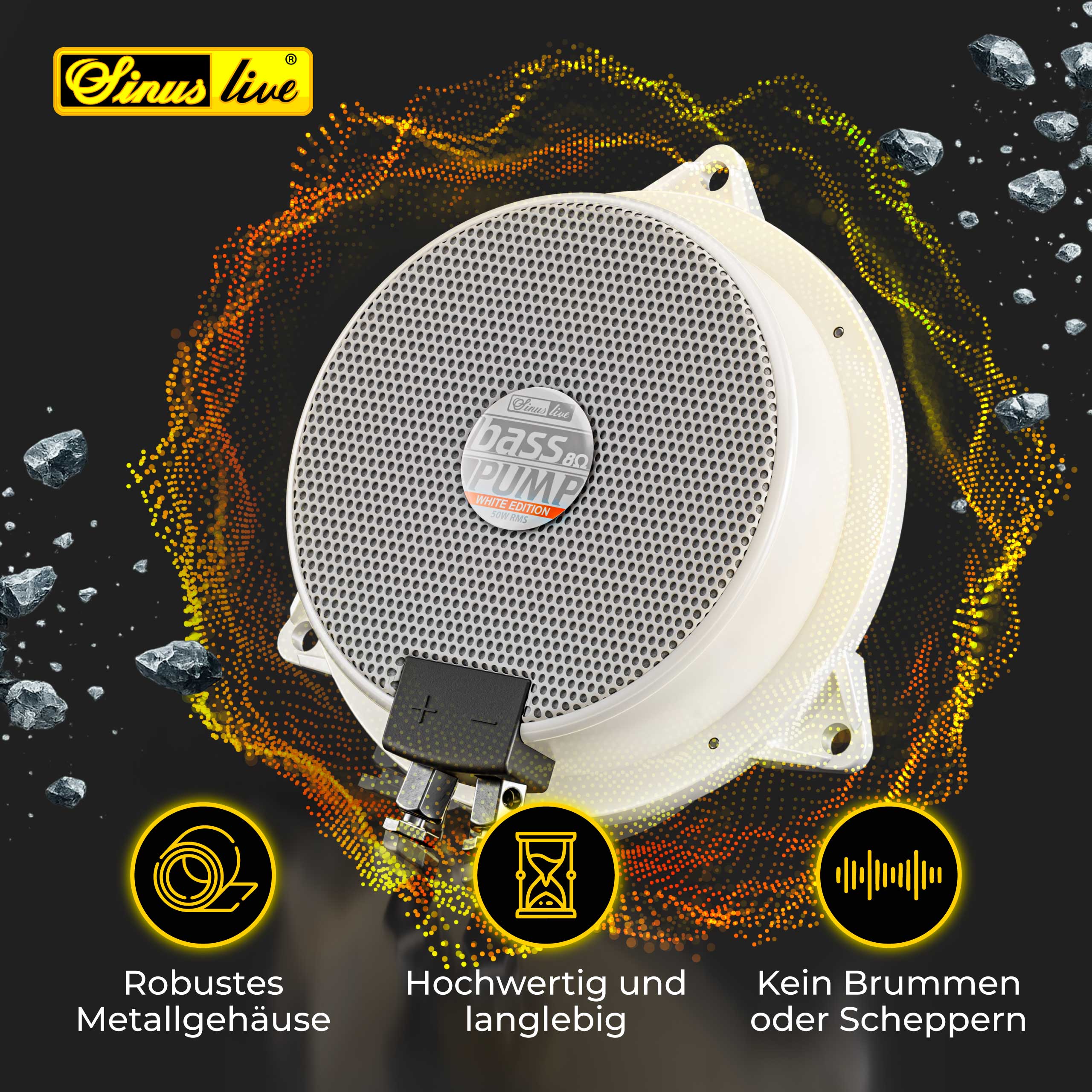 Sinuslive bassPUMP White Edition 8Ohm