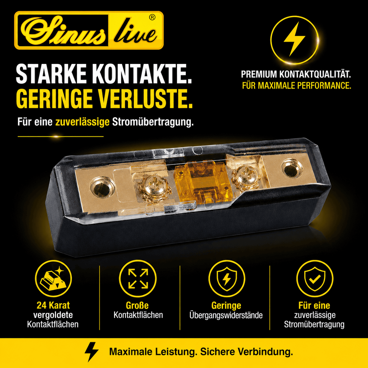 Sinuslive SH-175 Sicherungshalter für M-ANL Sicherung