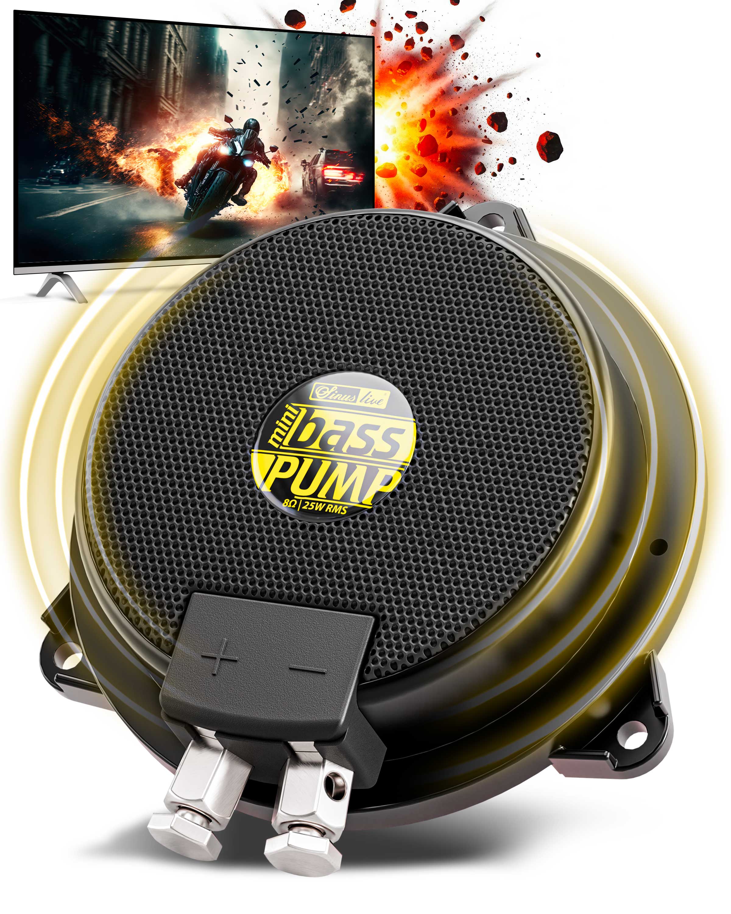 Sinuslive MINI-bassPump 8 Ohm | 14191 Sinuslive MINI-bassPump 8 Ohm | 14191