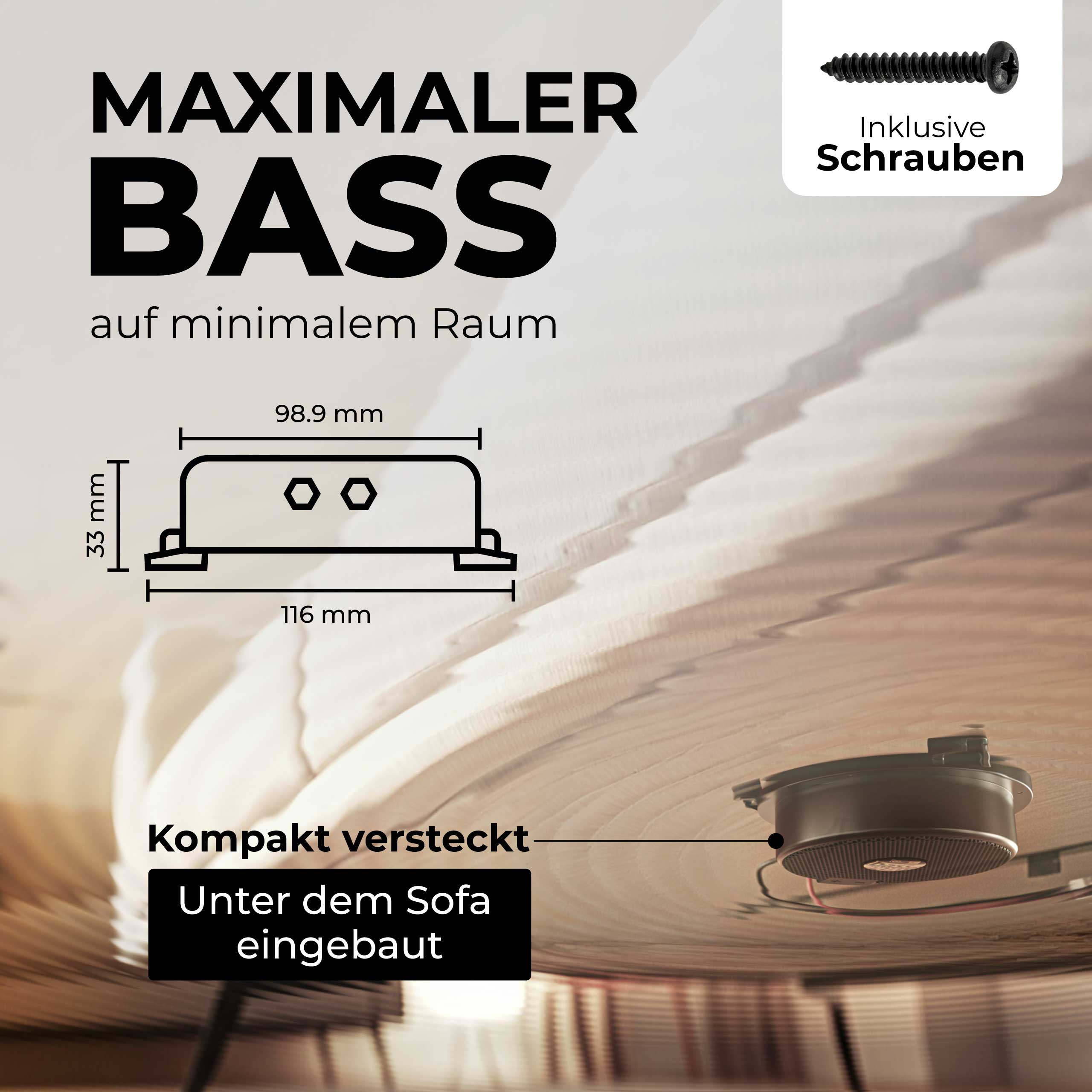 Sinuslive MINI-bassPump 8 Ohm