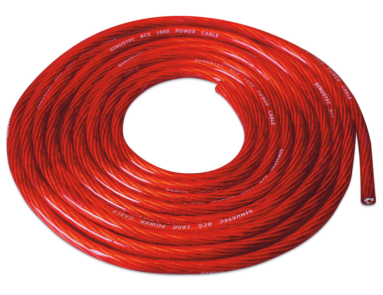 5m rotes Stromkabel 16mm² aus BCS-1600