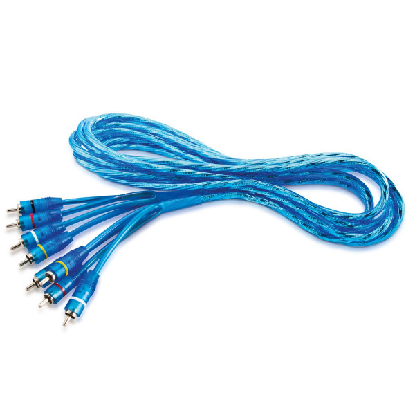 Sinustec RCA-Kabel 4-Kanal 0,8-6,5m