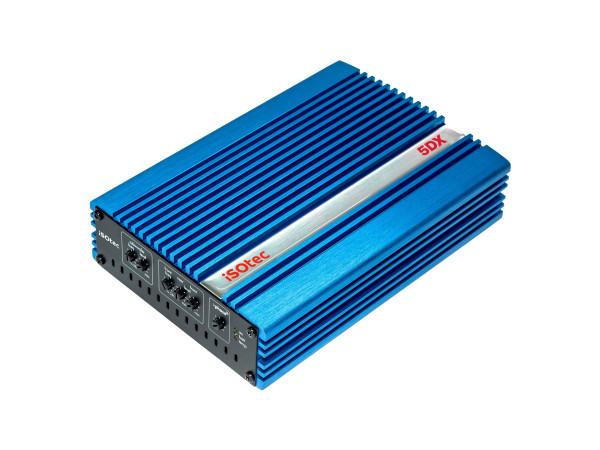 iSOtec-i-soamp-5DX-blue-plug-play-Verstarker-digital-470-Watt-ohne-GRATIS-Radio-Adapter