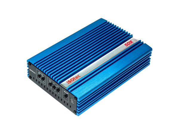 i-sotec 5-Kanal 5DX blau Digitalverstärker inkl. iso-set Adapter